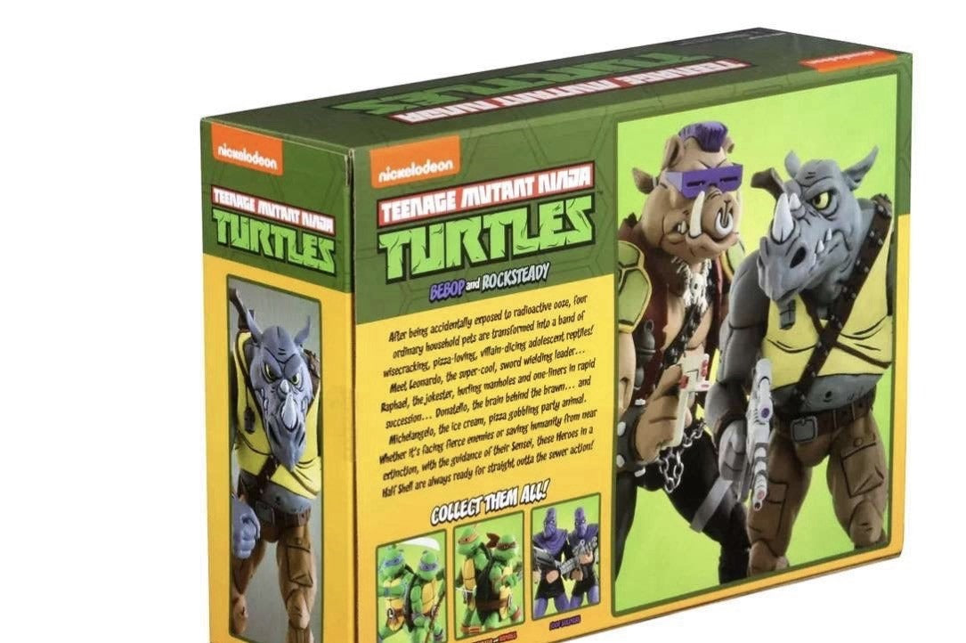 NECA TMNT Cartoon Bebop & Rocksteady 2-Pack
