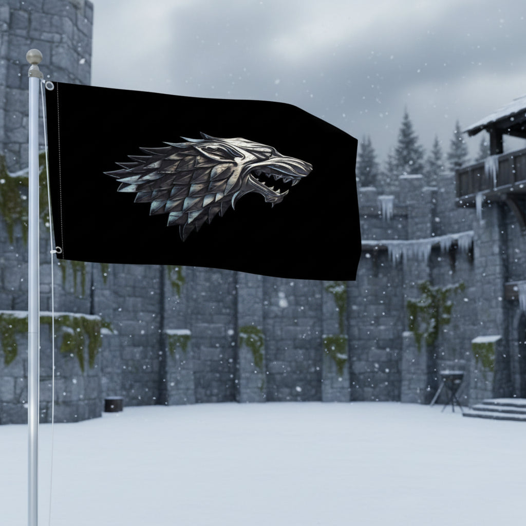 Game of Thrones House Stark Flag