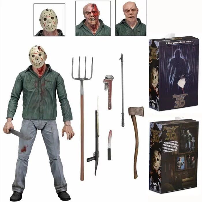 NECA Friday the 13th Part III (3D) Jason Voorhees Action Figure