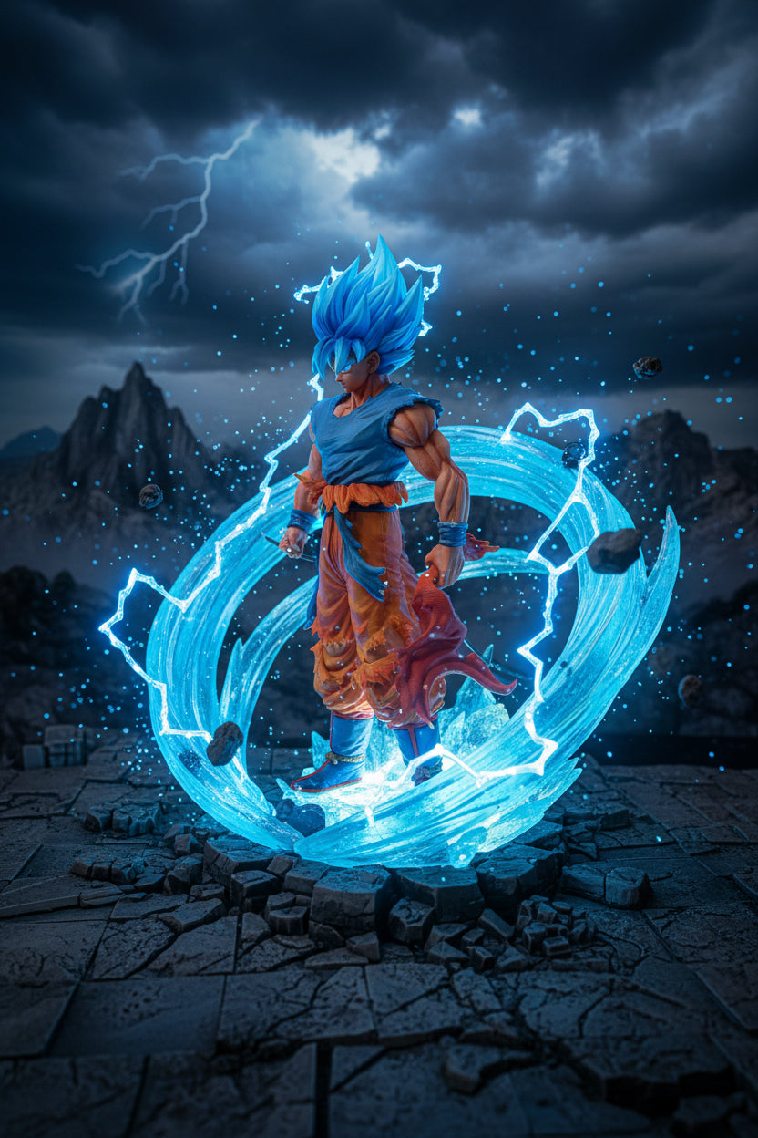 Dragon Ball Super Super Saiyan Blue Goku LED Figure