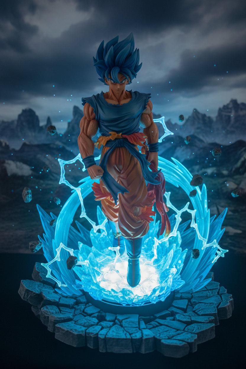 Dragon Ball Super Super Saiyan Blue Goku LED Figure