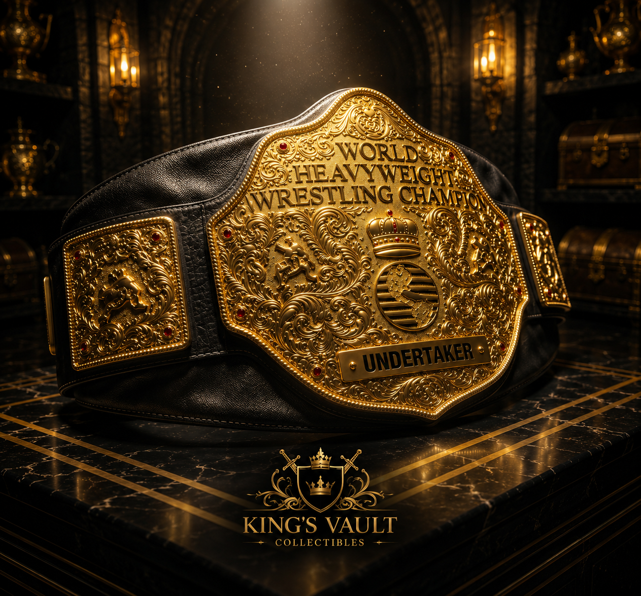WWE Big Gold World Heavyweight Championship Replica Belt
