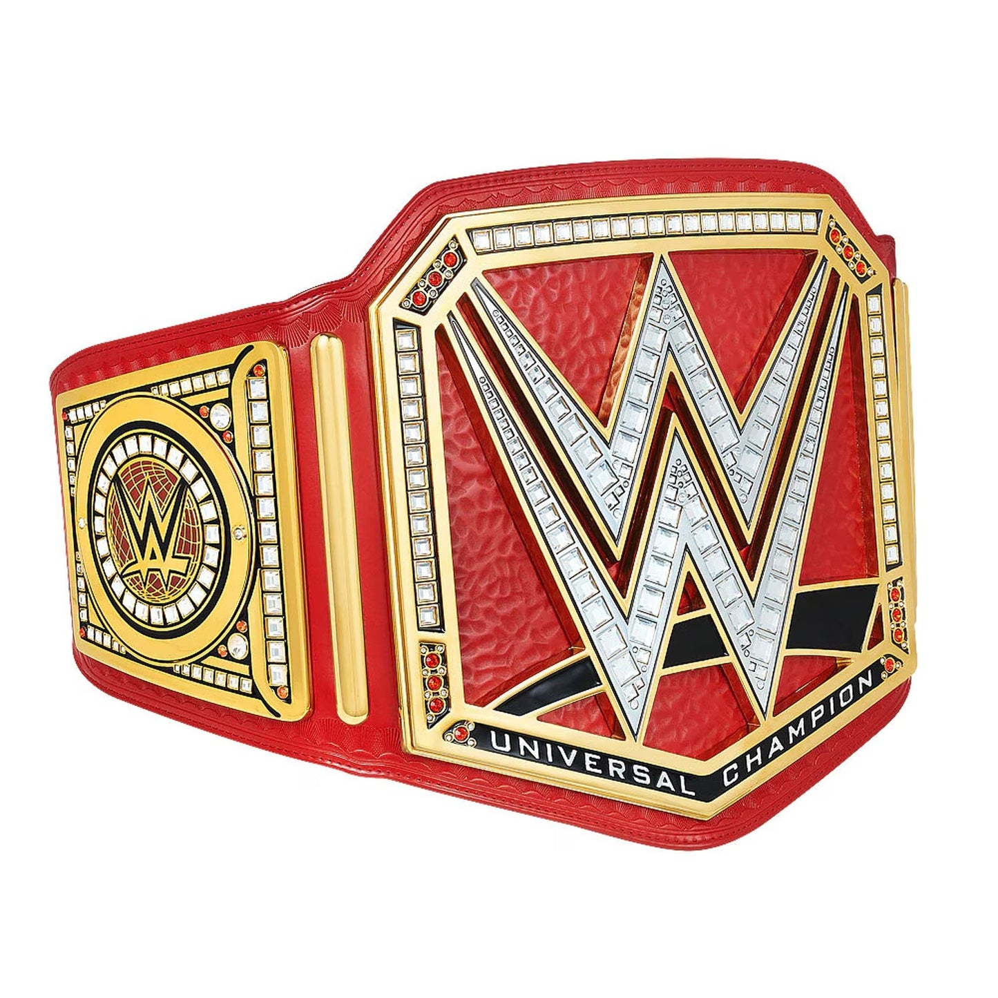 WWE Universal Championship Red Replica Belt with Roman Reigns Side Plates