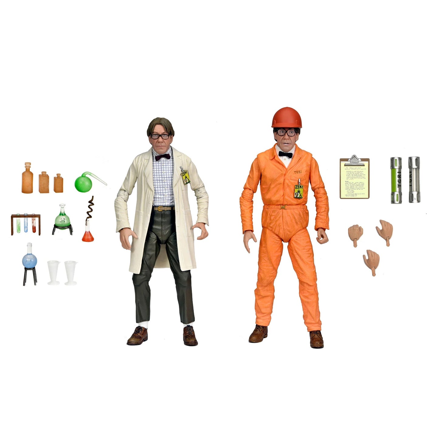 NECA Teenage Mutant Ninja Turtles II Professor Jordan Perry Action Figure