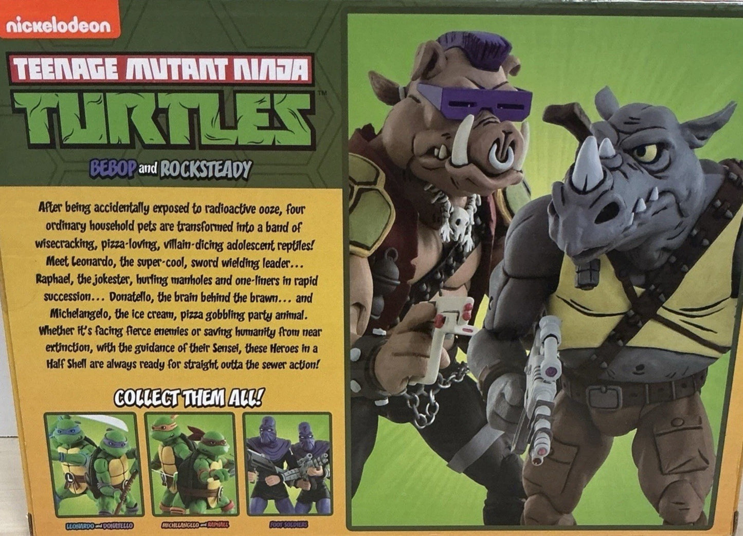 NECA TMNT Cartoon Bebop & Rocksteady 2-Pack