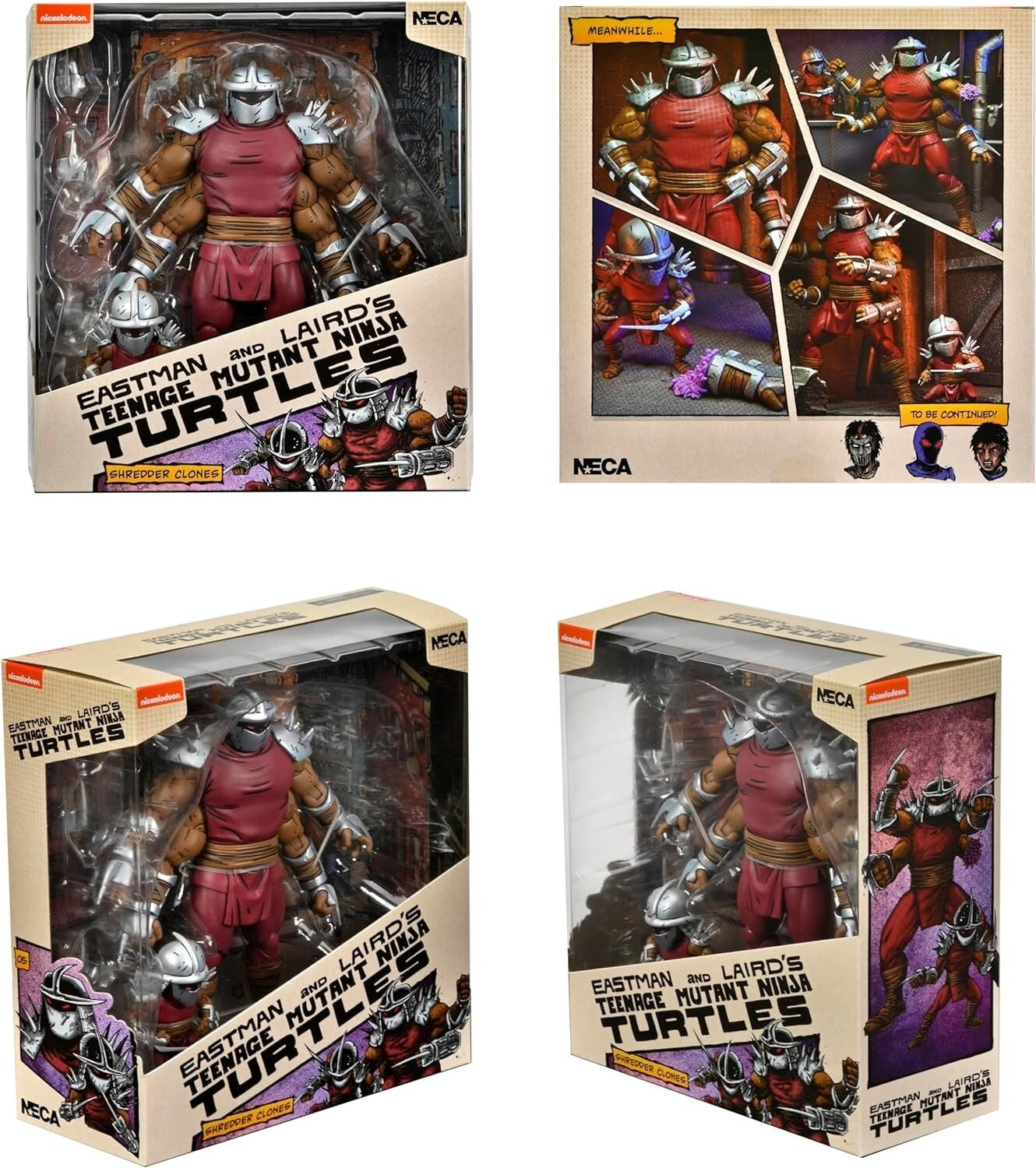 NECA Eastman & Laird's TMNT Shredder Clones Action Figure