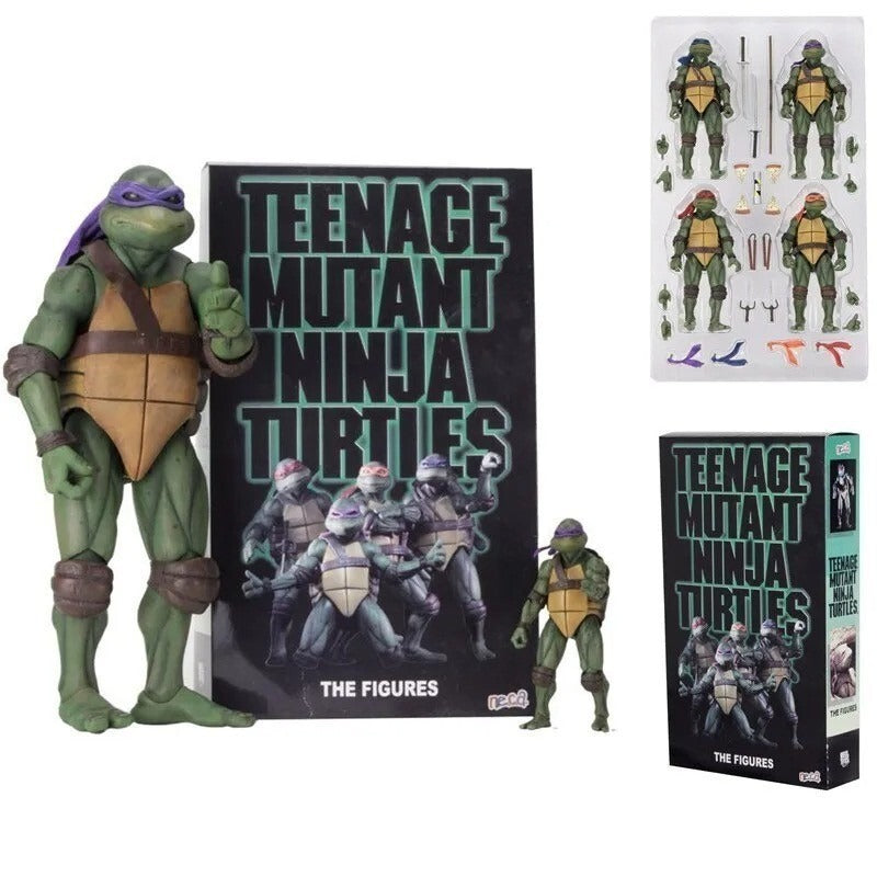 NECA Teenage Mutant Ninja Turtles (1990 Movie) Deluxe 4-Turtle Box Set