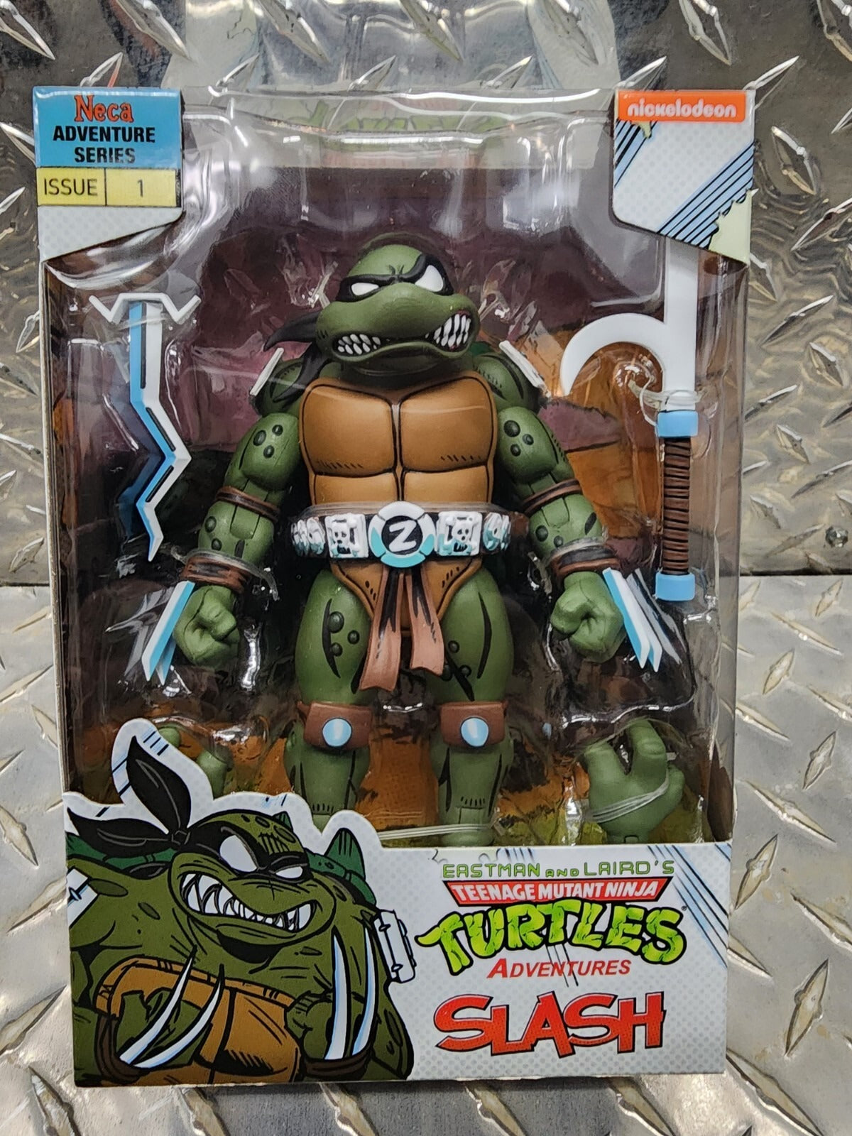 NECA Eastman & Laird's TMNT Adventures Slash Action Figure