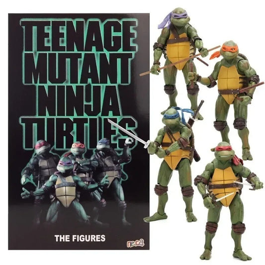 NECA Teenage Mutant Ninja Turtles (1990 Movie) Deluxe 4-Turtle Box Set