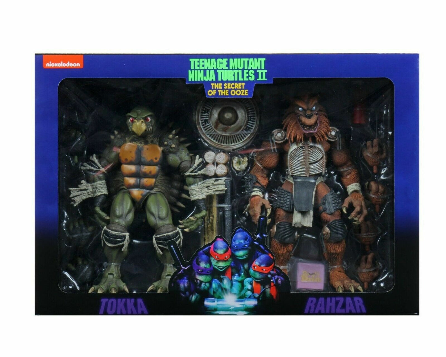 NECA Teenage Mutant Ninja Turtles II Tokka & Rahzar 2-Pack