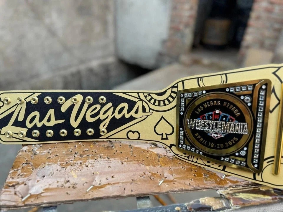 WWE Golden Champion Las Vegas Edition Replica Belt
