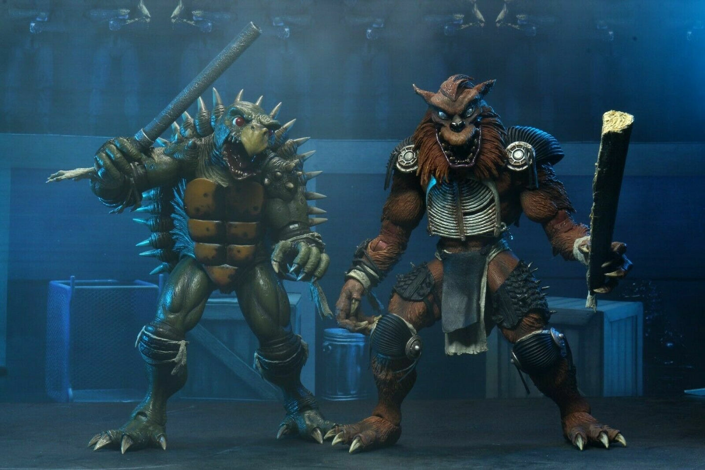 NECA Teenage Mutant Ninja Turtles II Tokka & Rahzar 2-Pack