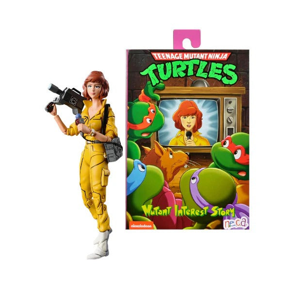 NECA TMNT Cartoon April O'Neil – Mutant Interest Story Action Figure