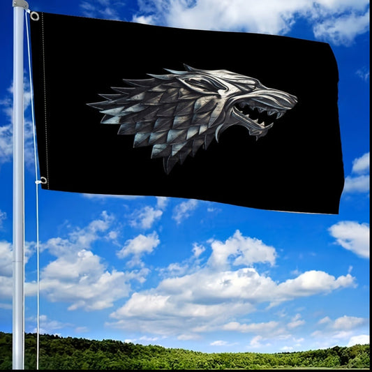 Game of Thrones House Stark Flag