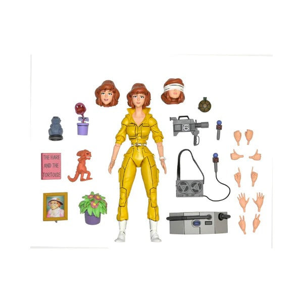 NECA TMNT Cartoon April O'Neil – Mutant Interest Story Action Figure