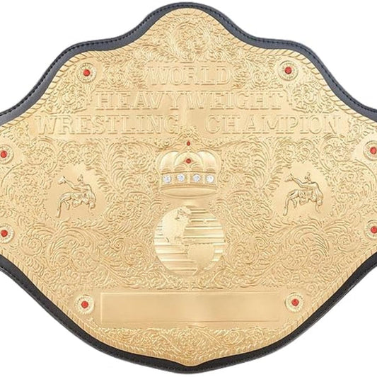 حزام بطولة الوزن الثقيل العالمي WWE "بيج جولد" نسخة طبق الأصل (درجة متوسطة)