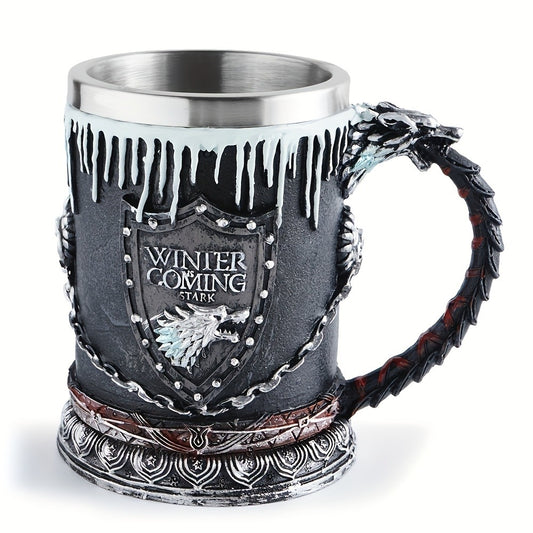 Game of Thrones House Stark "Winter Is Coming" Collectible Tankard