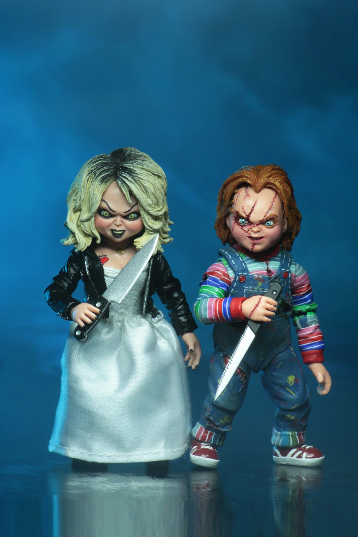 NECA Bride of Chucky Ultimate Chucky & Tiffany 7" Scale Action Figure (2-Pack)
