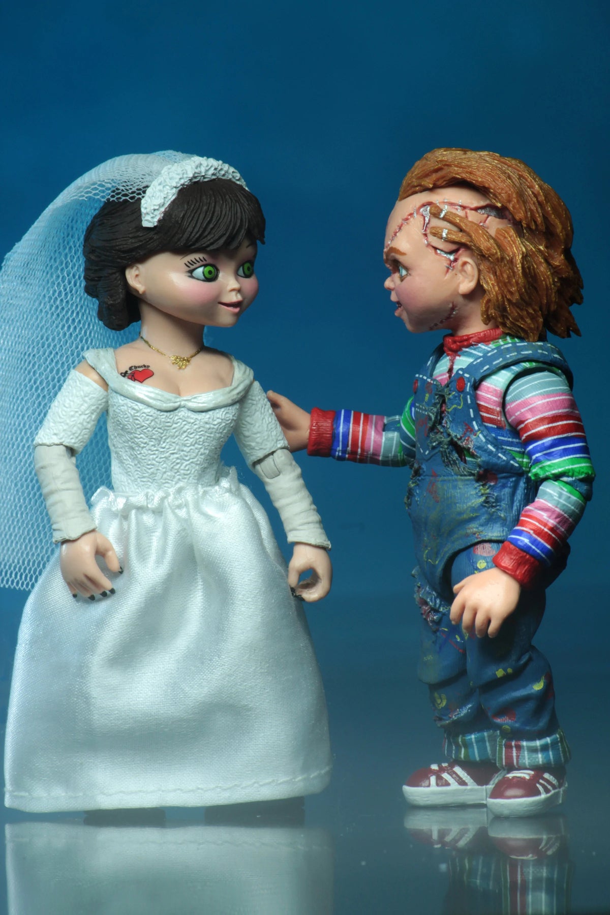 NECA Bride of Chucky Ultimate Chucky & Tiffany 7" Scale Action Figure (2-Pack)