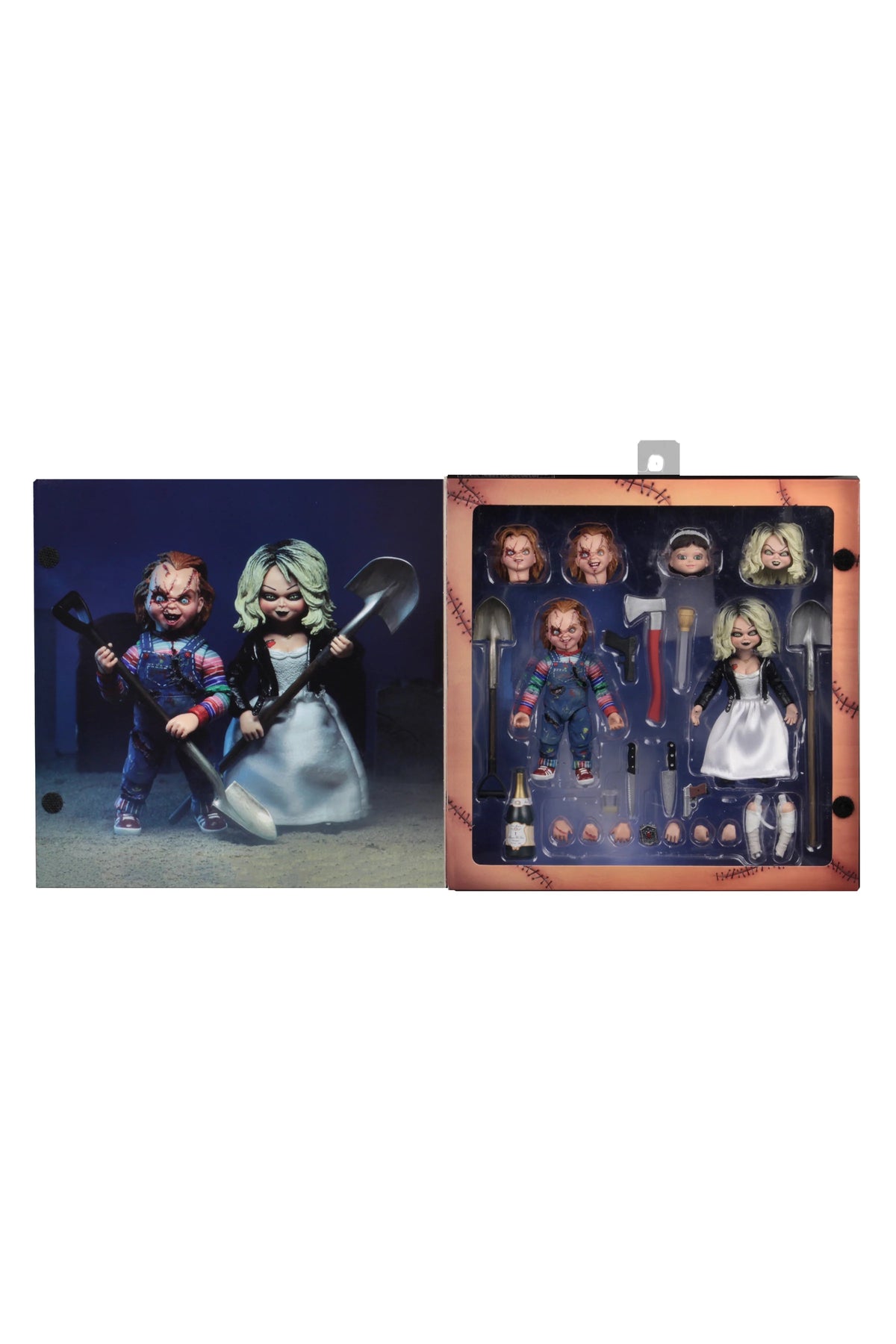 NECA Bride of Chucky Ultimate Chucky & Tiffany 7" Scale Action Figure (2-Pack)