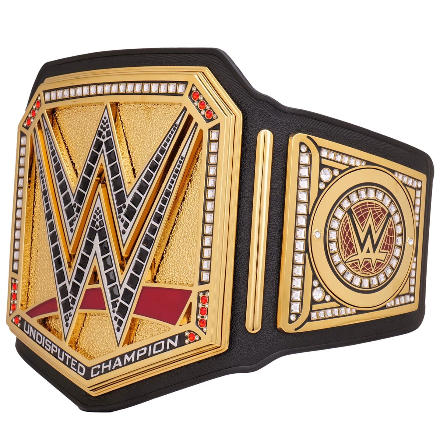 WWE Undisputed Championship Replica Belt with John Cena 17-Time Side Plates