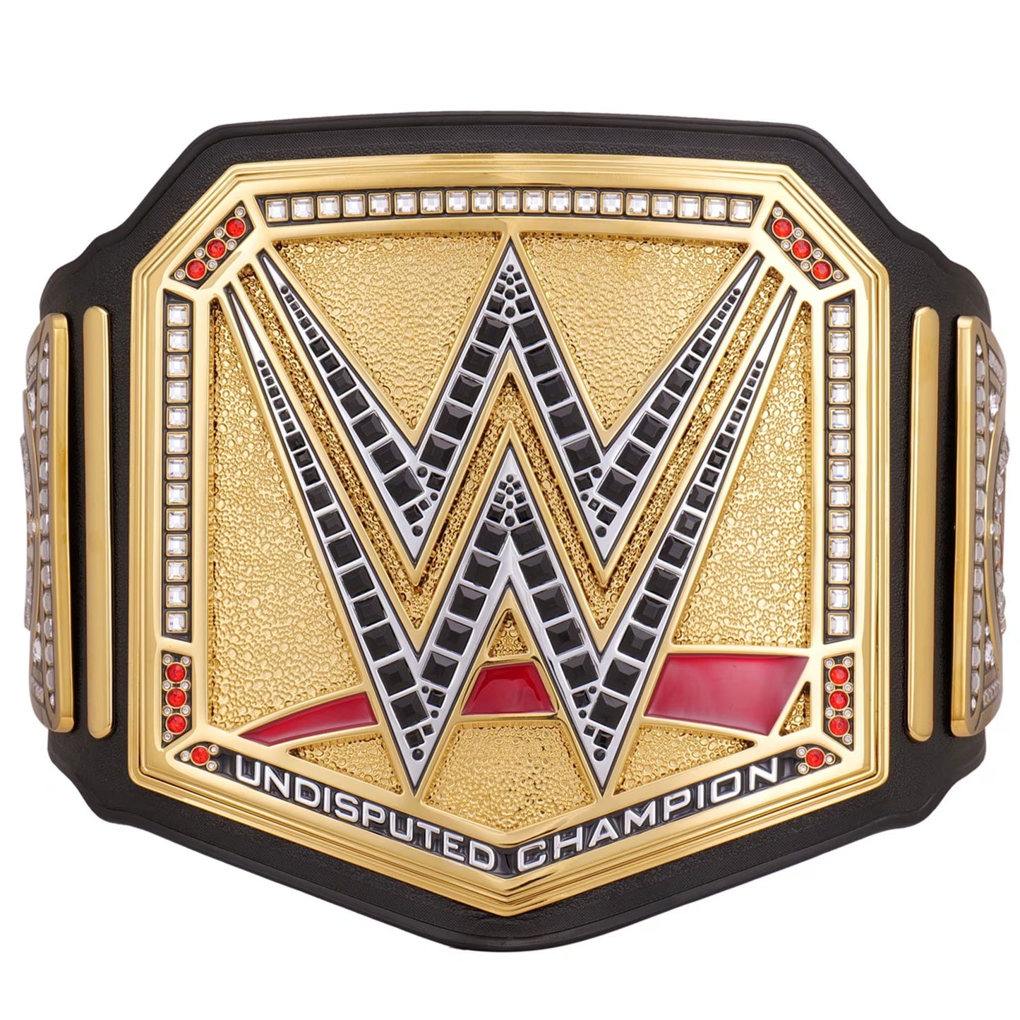 WWE Undisputed Championship Replica Belt with John Cena 17-Time Side Plates