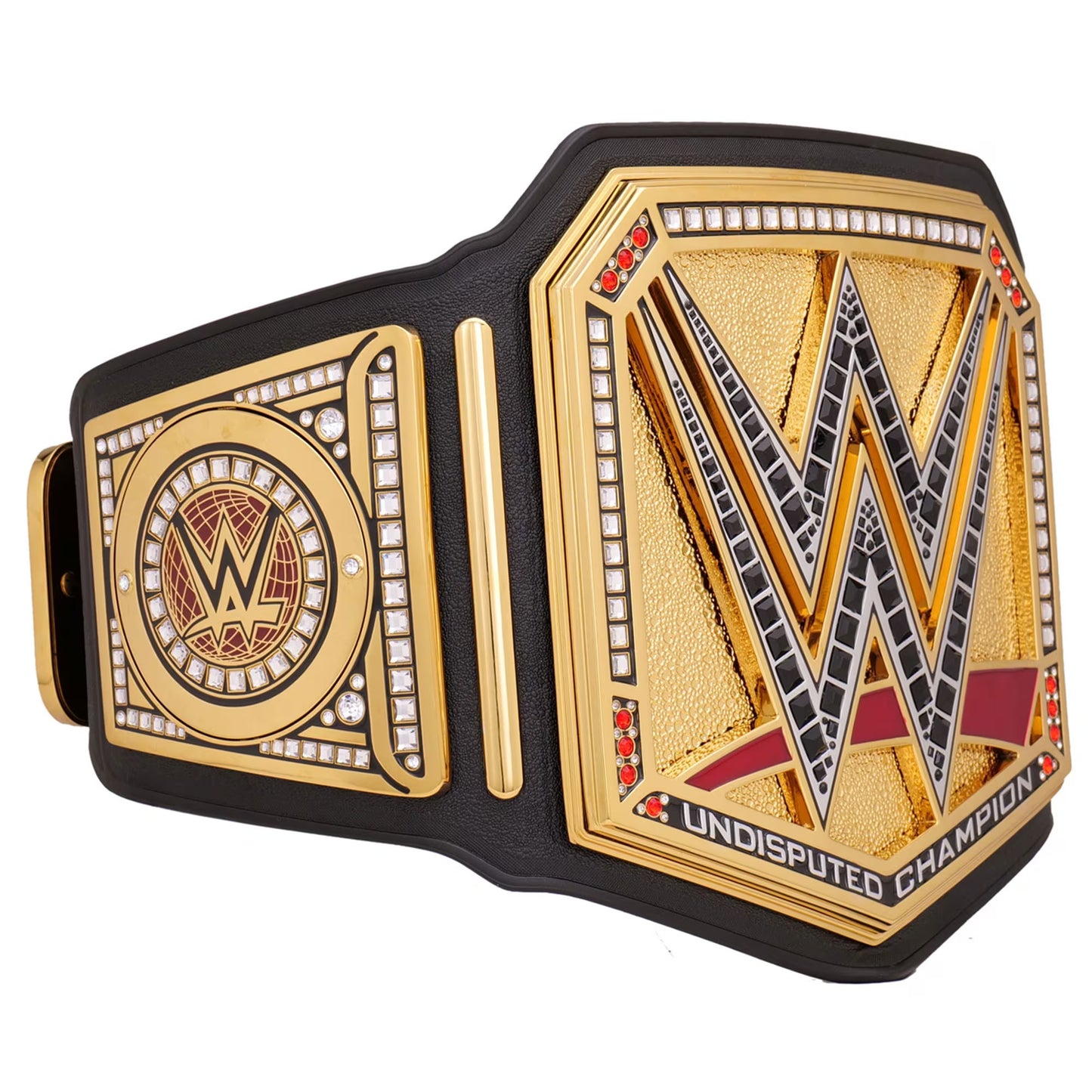 WWE Undisputed Championship Replica Belt with John Cena 17-Time Side Plates