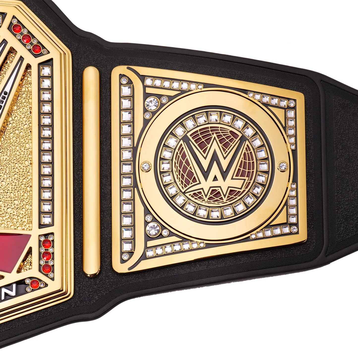 WWE Undisputed Championship Replica Belt with John Cena 17-Time Side Plates