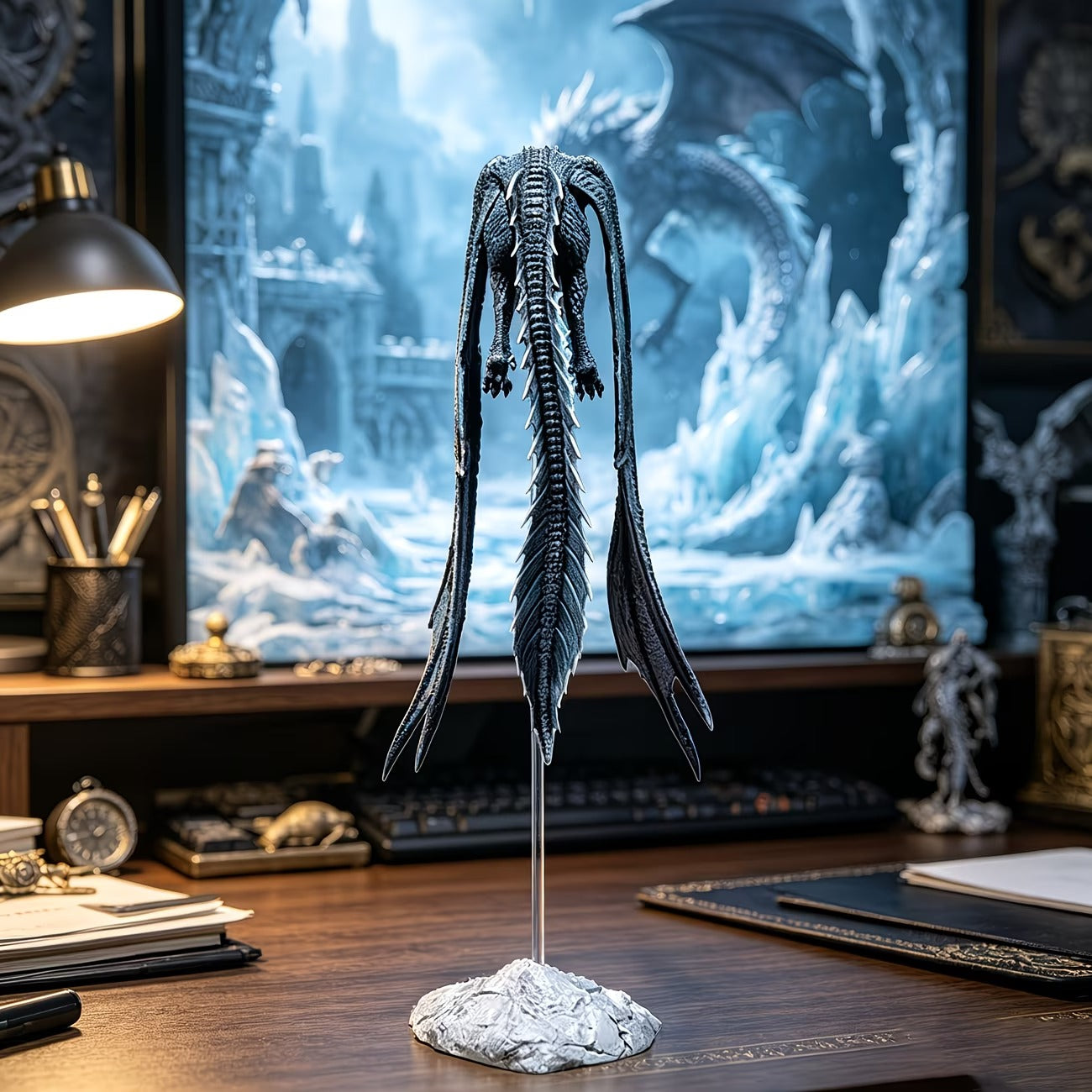 Game of Thrones Ice Dragon Viserion Collectible Statue