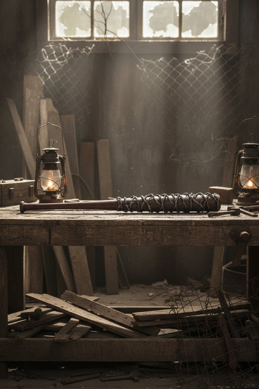 Negan's Lucille Barbed Wire Bat Replica