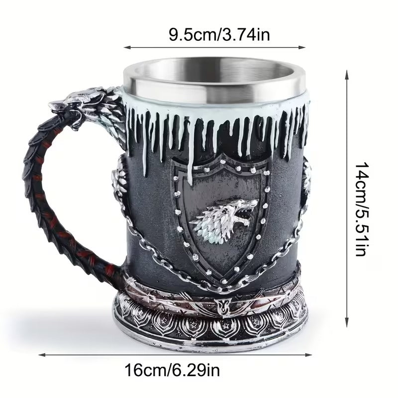Game of Thrones House Stark "Winter Is Coming" Collectible Tankard