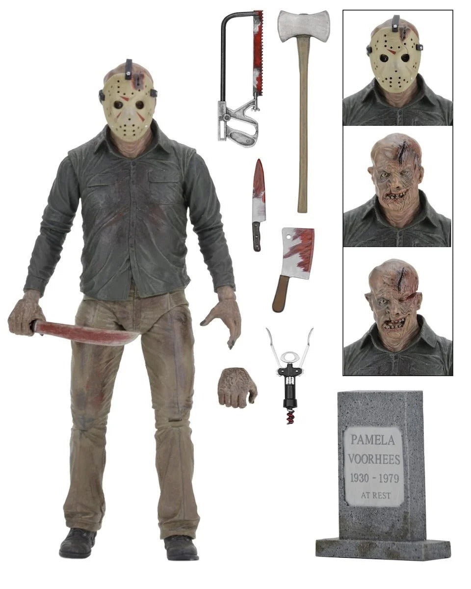 NECA Friday the 13th Part IV: The Final Chapter شخصية جيسون فورهيس المتحركة